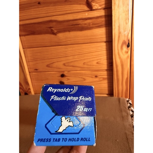 NEW Vintage Reynolds Plastic Wrap Spooky Prints 2001 - 25 Sq Feet (SU45) - Picture 9 of 9